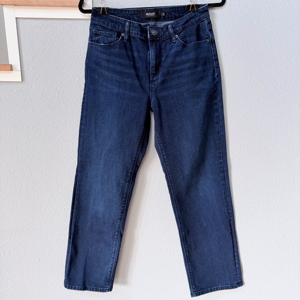 Hudson Jeans Dark Wash Straight Leg Jeans Size 6 28